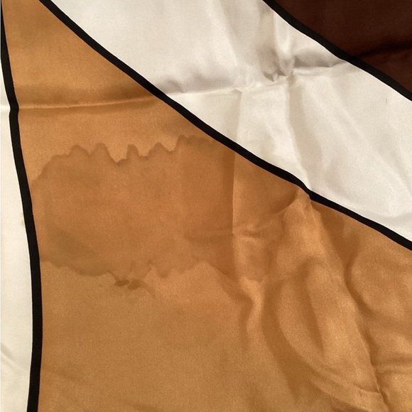 Vintage 1960s Roberta di Camerino Geometric Pattern Scarf 66X16 - Picture 7 of 7